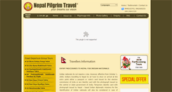 Desktop Screenshot of nepalpilgrimtravel.com